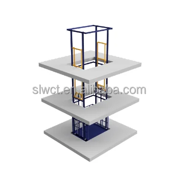2 ton Industrial Goods Lift for Sale Vertical Hydraulic Warehouse Cargo Lift