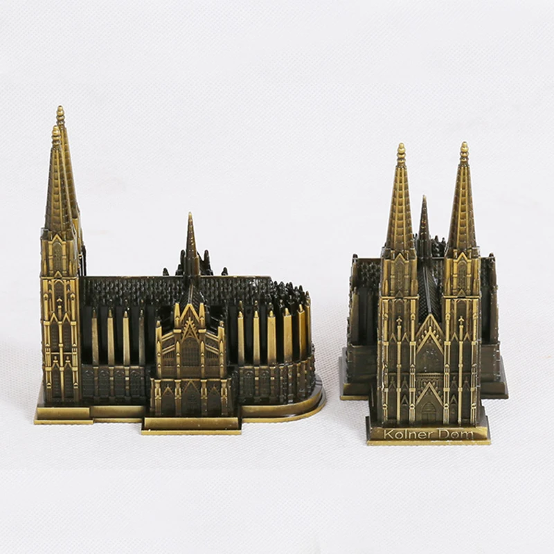 Непосредственный поставщик индивидуальные серебряные башни 3d модель здания Малайзия сувенир