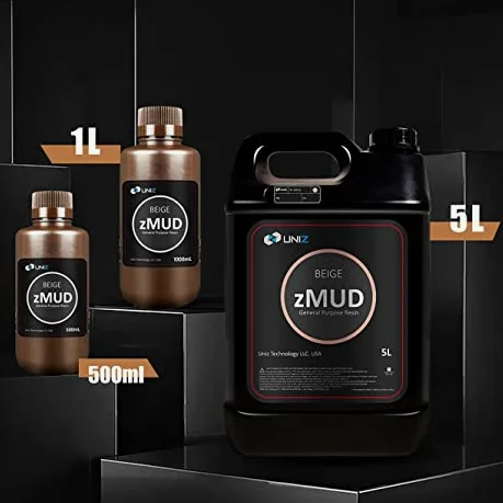 
UNIZ zMUD liquid 4k resin printer 3d uv resin for 3d printer 3d printer resin 