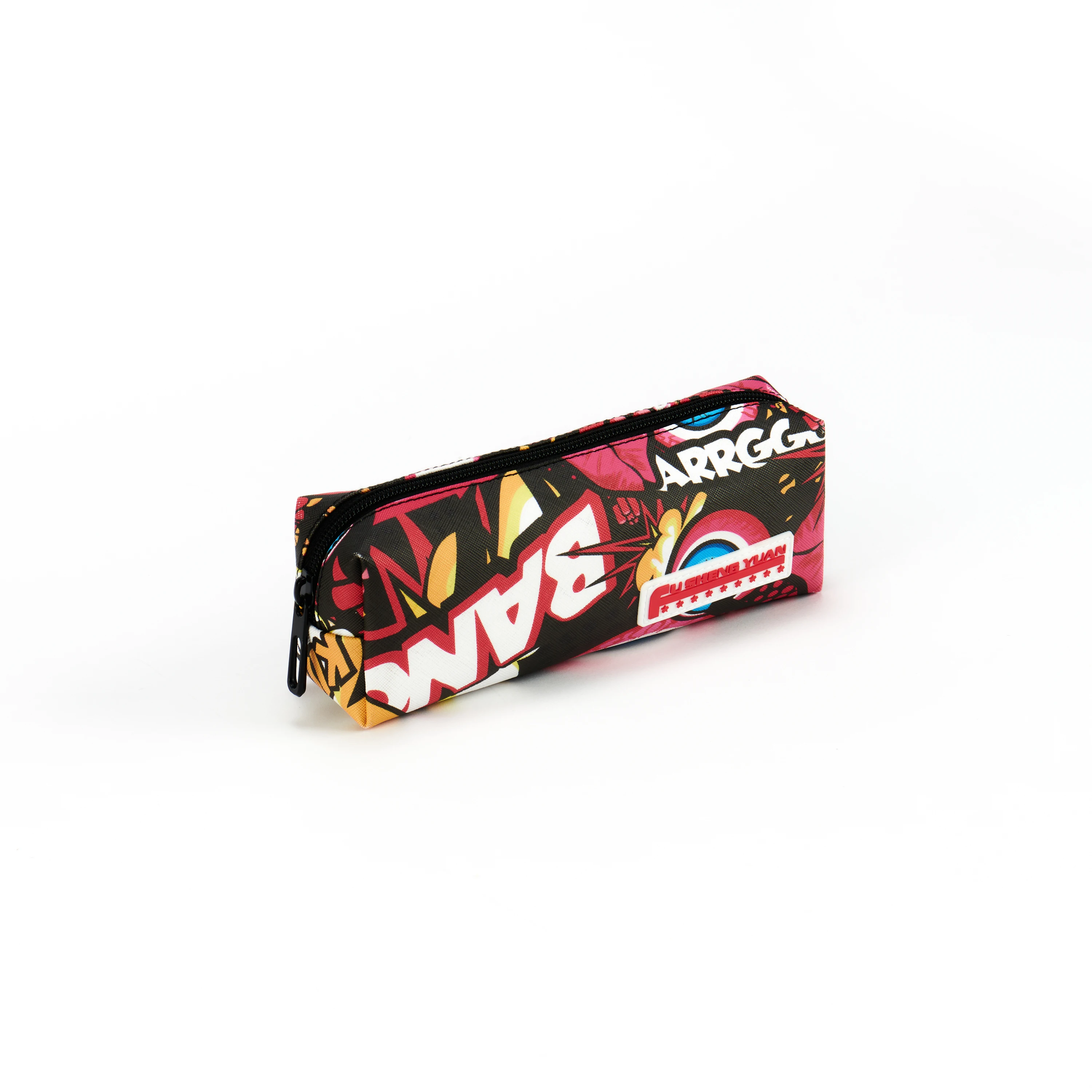 Hot waterproof Pvc leather pencil case bags with kids and adult student Custom Cartoon Pen Stationery Cute Pouch 3D for school