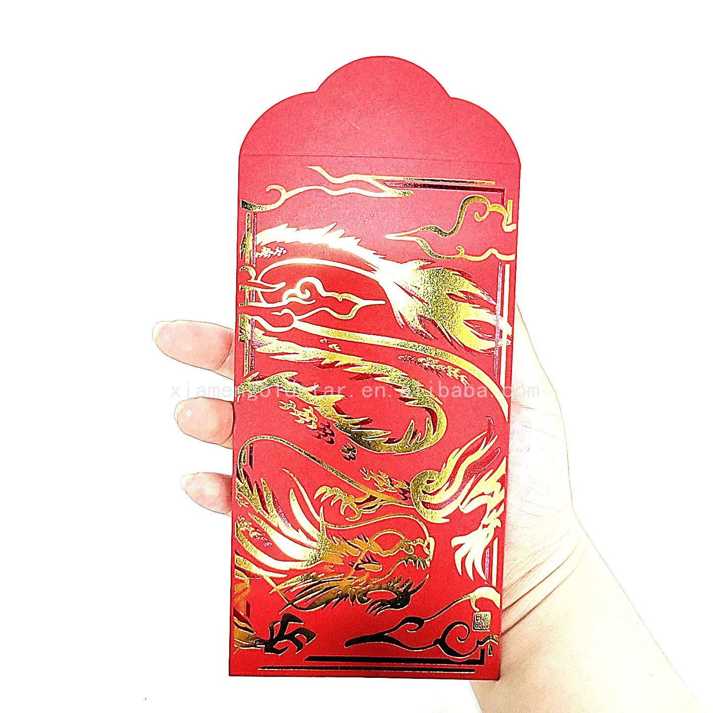 2024 Red Envelopes Chinese New Year Custom Hong Bao Money Red Envelope Velvet Red Packet