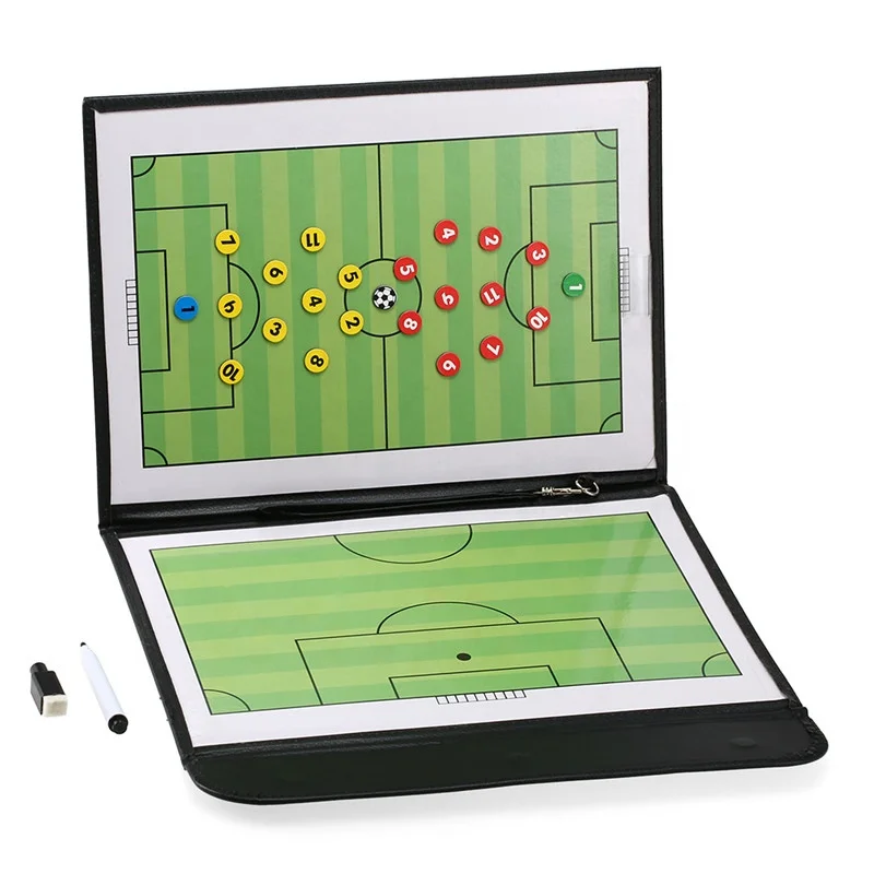 Custom Logo Foldable Portable Magnetic Football coaching Board Soccer tactical Board