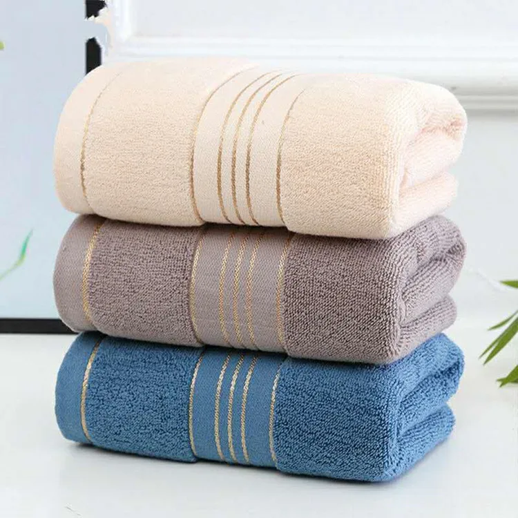 Wholesale pure cotton thickened soft absorbent face towel custom embroidered logo towel