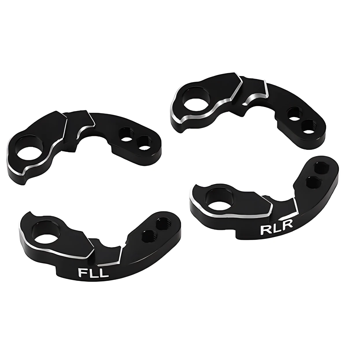 Adjustable Metal Mount Upgrade Lift Kit for 1/18 RC Traxxa s TRX4M Crawler Car