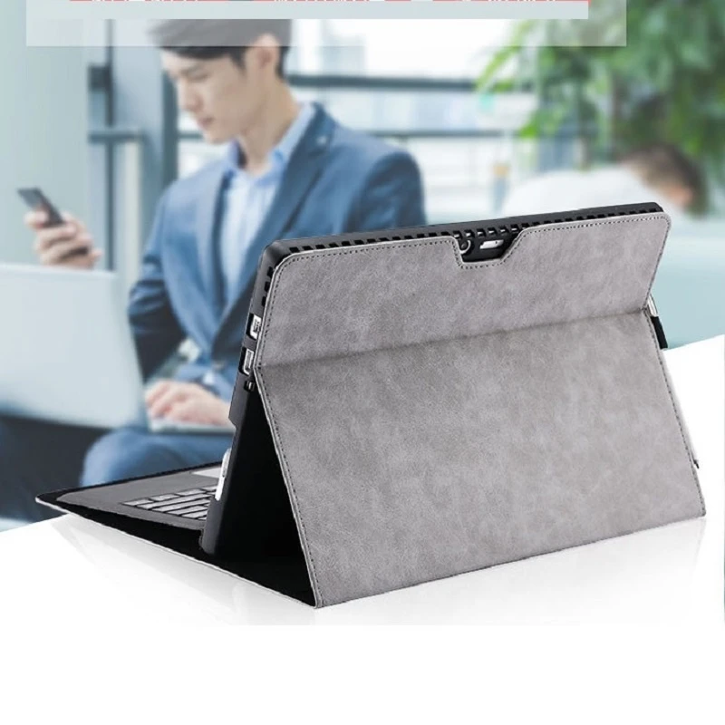 Luxury PU Leather Stand Case for Microsoft Surface pro 8 7 7+ 6 5 4 X Tablet for Surface Go 1 2 3 Women Men FLip Cover Pouch go3