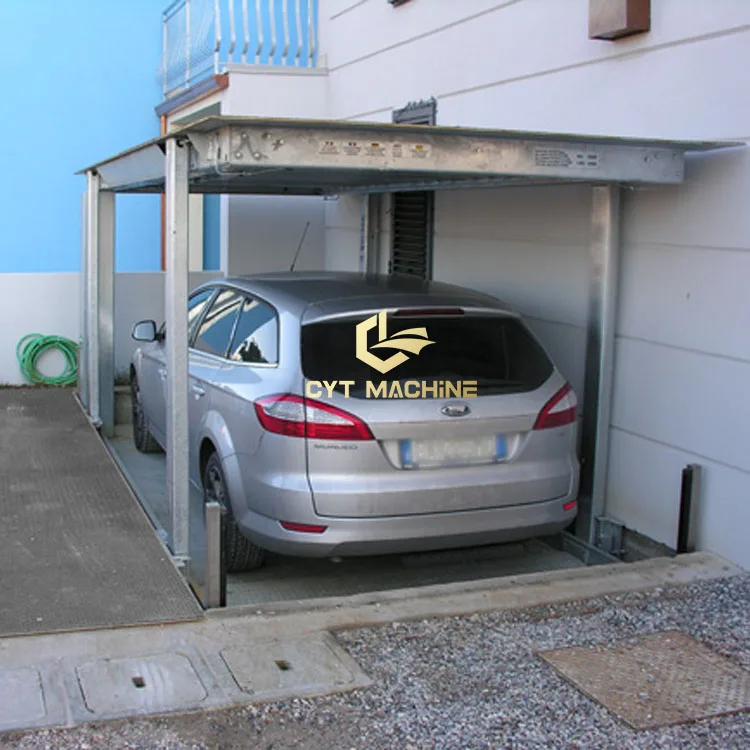 Custom Hydraulic Scissor Underground Car Parking Lift Fast Delivery