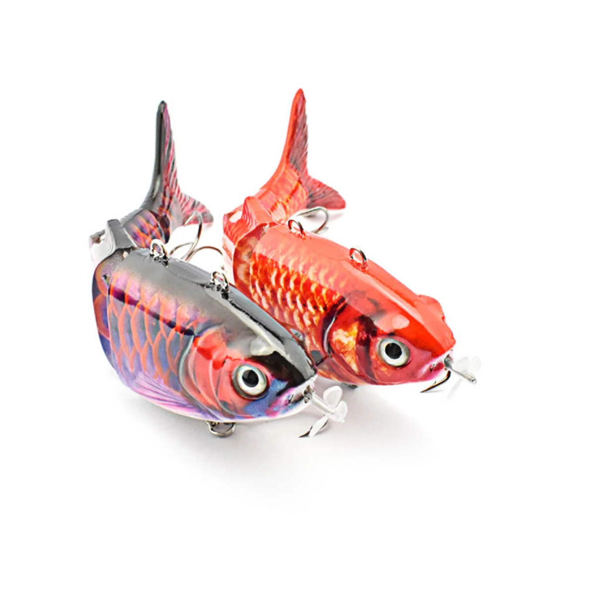 Manufacturer 130mm 42g  Fishing Multi Jointed Electronic Automatic 4 Section Robot Lure Fish