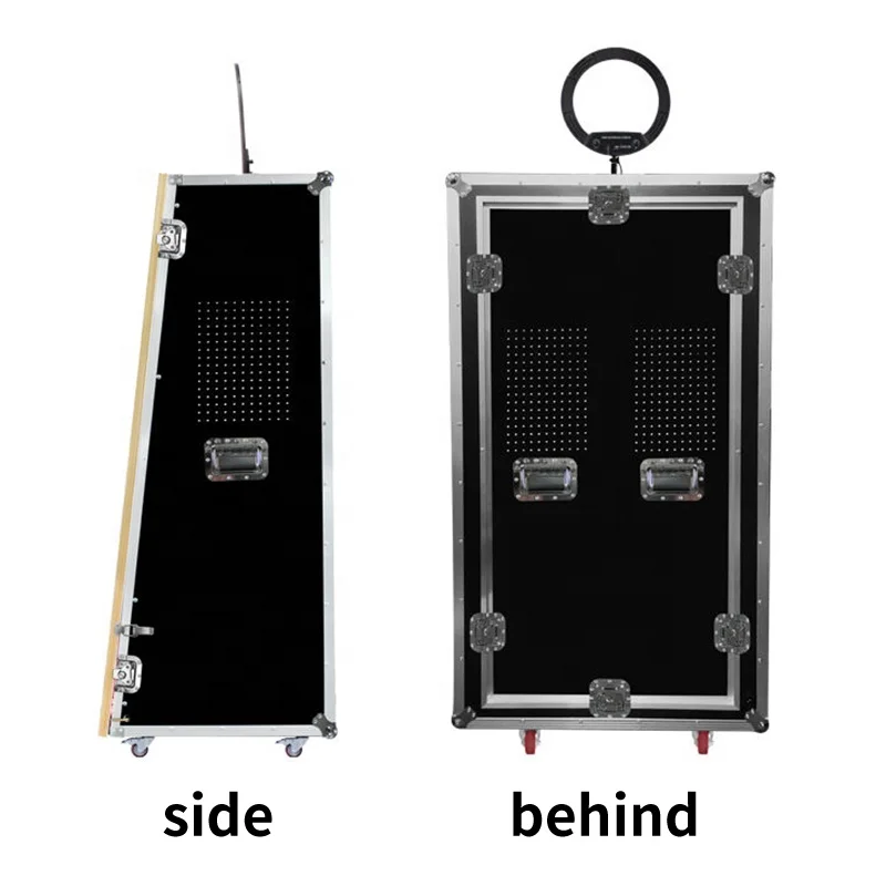 Automatic Print Instant Portable Self-servic Digital Wedding Photo Booth With Printer And Camera Magic Mirror Photobooth