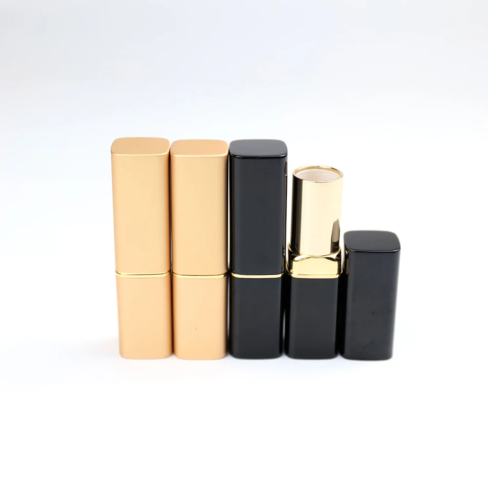 Wholesale Clear Black Gold Aluminum Lipsticks Tubes Container Manufacturer Supplier