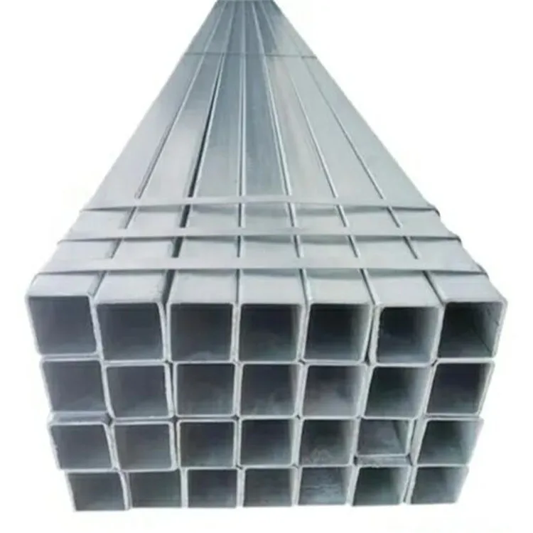 AXTD tubes tubular profile 50x100x5mm zinc coating pipes light weight galvanized steel pipe