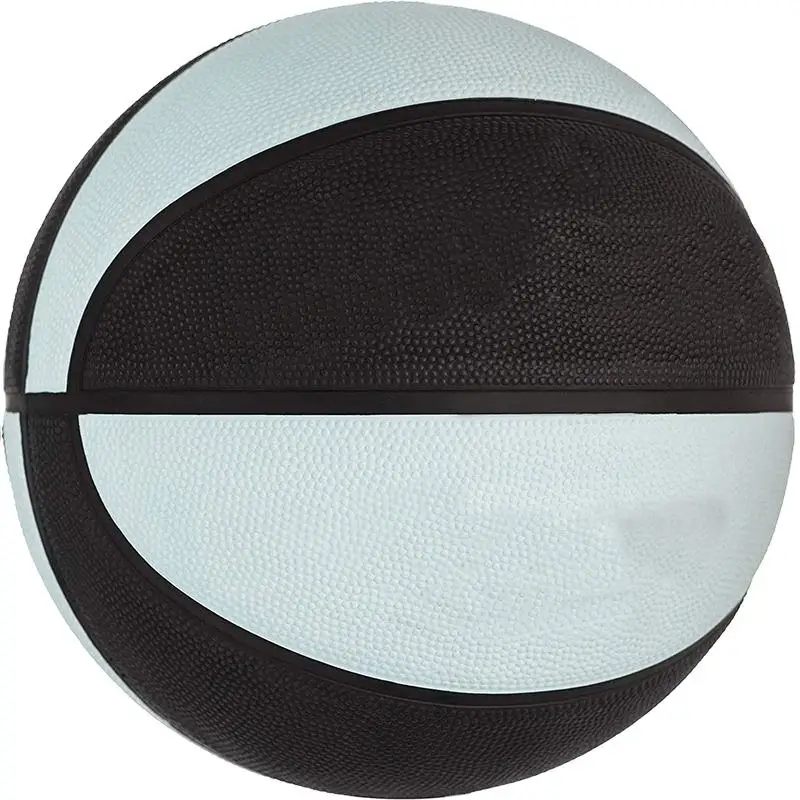 Hot Selling Custom Logo Size#7#6#5#3#1 Rubber Basketball Black