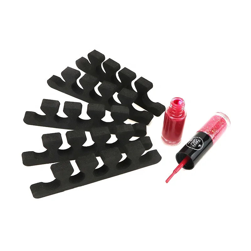Ziri Factory Wholesale  Manicure Tools Sponge Finger Toe separator  Pedicure EVA Toe Separators for Nail Art