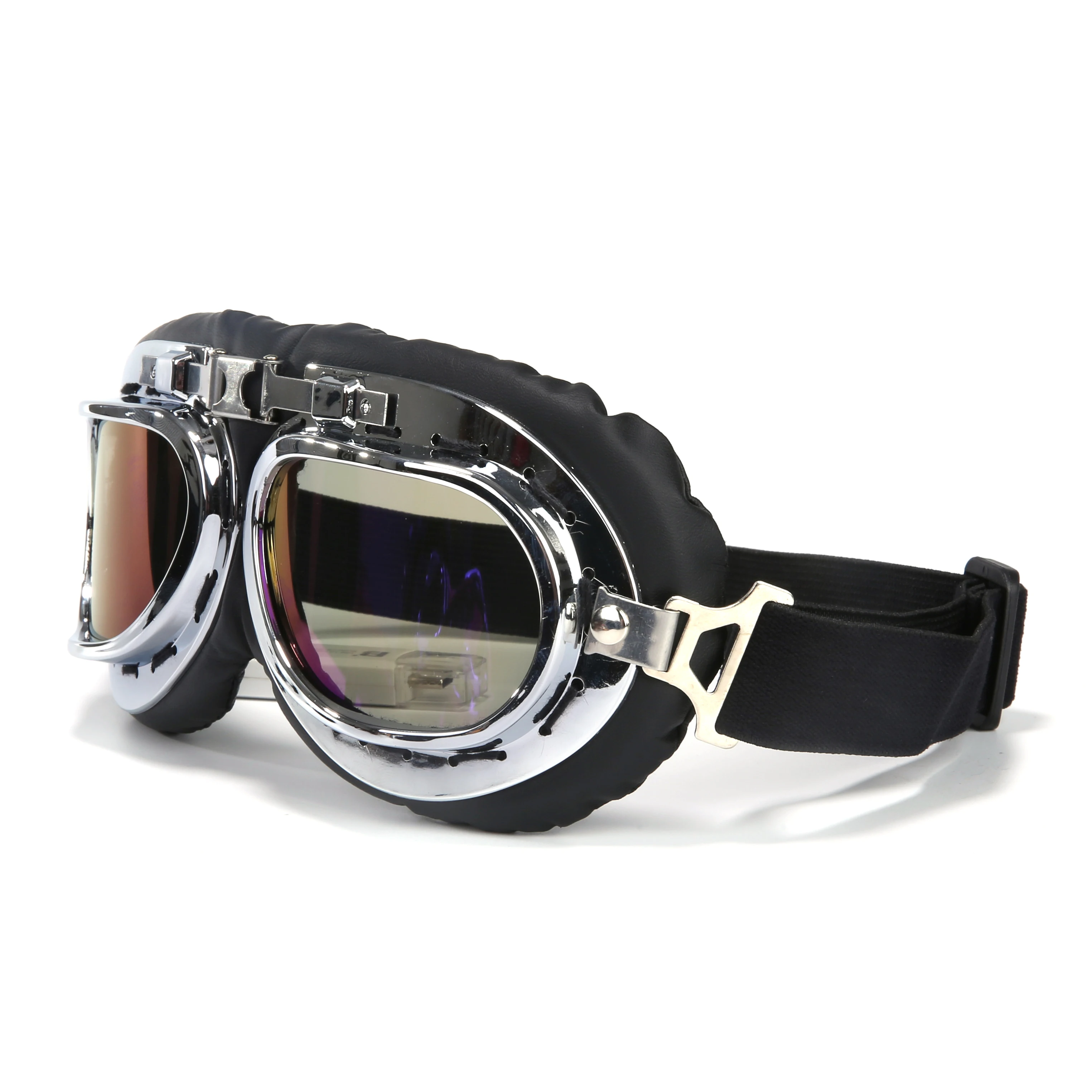 Outdoor Sports Motorcycle Goggles Vintage Pilot Goggle Retro Motocross Goggle OEM Outdoor Eyewear Sports Glasses For Half Helmet