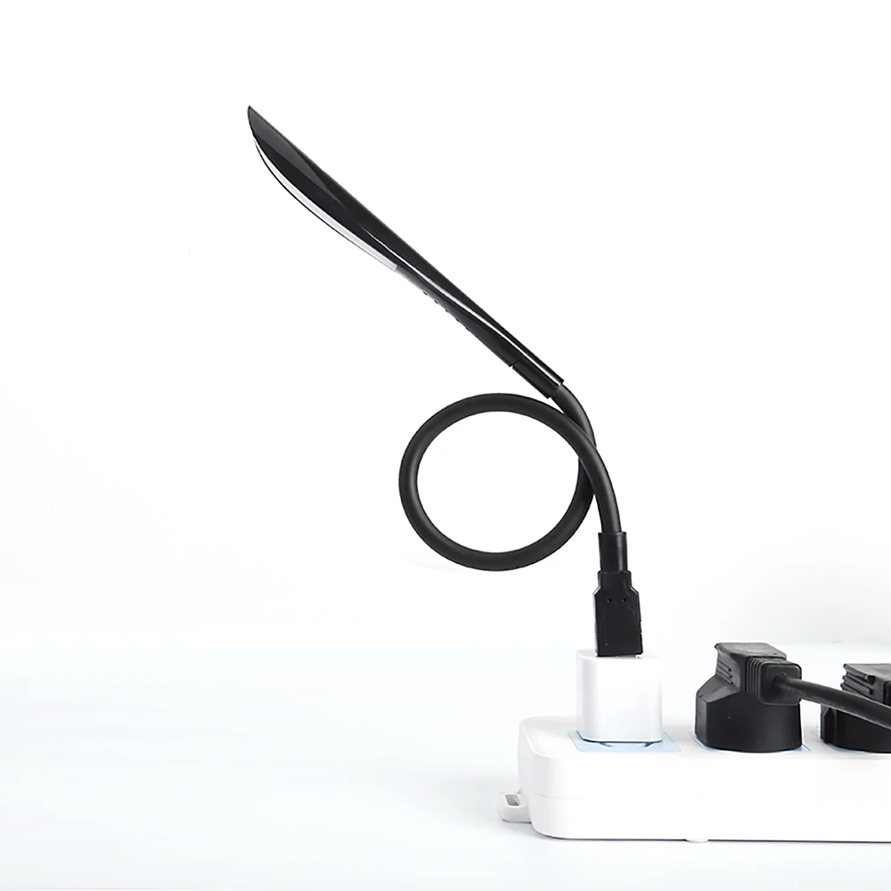 Гибкий Регулируемый светодиодный мини-USB-светильник с сенсорным