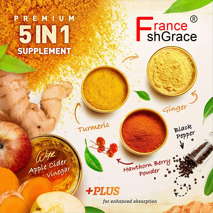 Недорогая Органическая травяная пищевая добавка для здоровья иммунная система экстракт корня куркумы и имбиря в капсулах