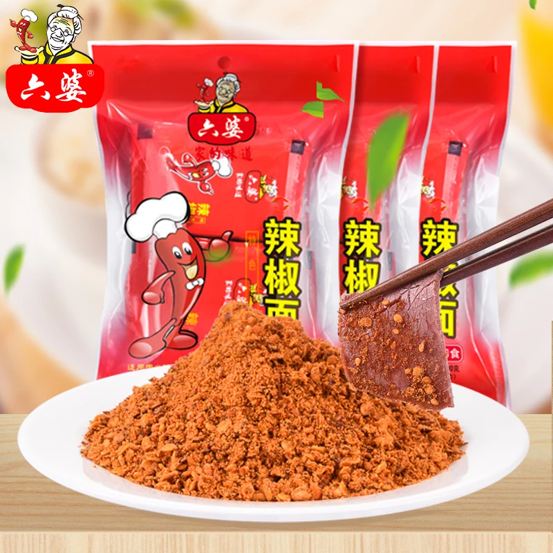  Оптовая продажа пищевых продуктов Sichuan 100 г острая красная пудра