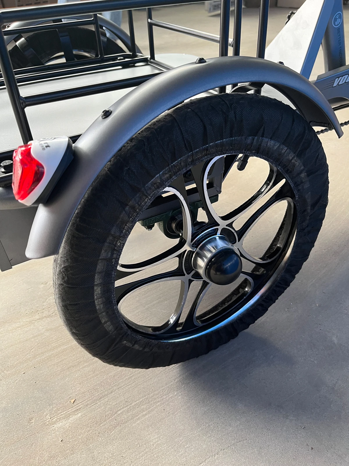 12 дюймов 16 400 Вт 48 В литиевая батарея e trike cargo 3 колеса мотоцикла