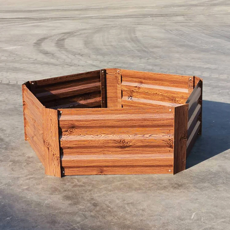 eco friendly raised garden bed direct soil with ground planter box made in china