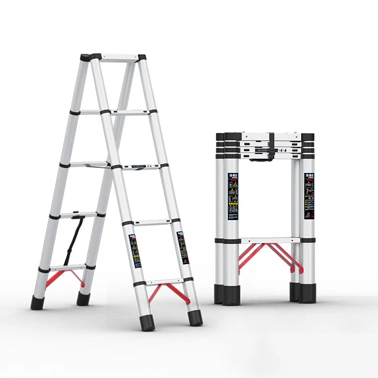 Loft Stairs A-Frame 4 Step Ladder Customized Moderate Price Small Step Ladder Foldable Stairs Aluminum Herringbone Ladder