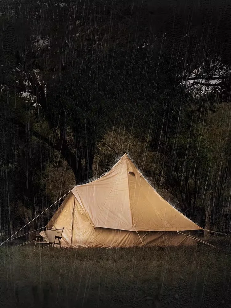 Outdoor Camping Camping Tent Professional Mongolian yurt Rain proof Thickened Farmhouse Dining Homestay