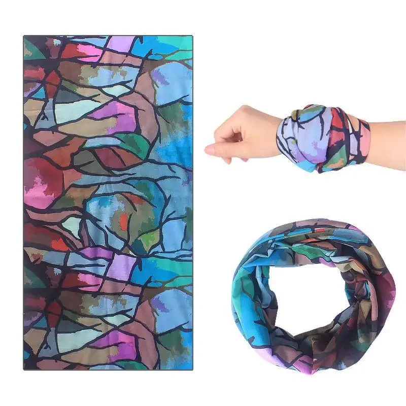 Recycled Plastic Bottles Material Buffs Multifunctional Magic Tube Scarf 100% RPET Bandana