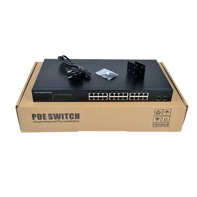 SDAPO PSE3224S 24 ports POE Switch POE networks switch device transmission power over ethernet gigabit switch