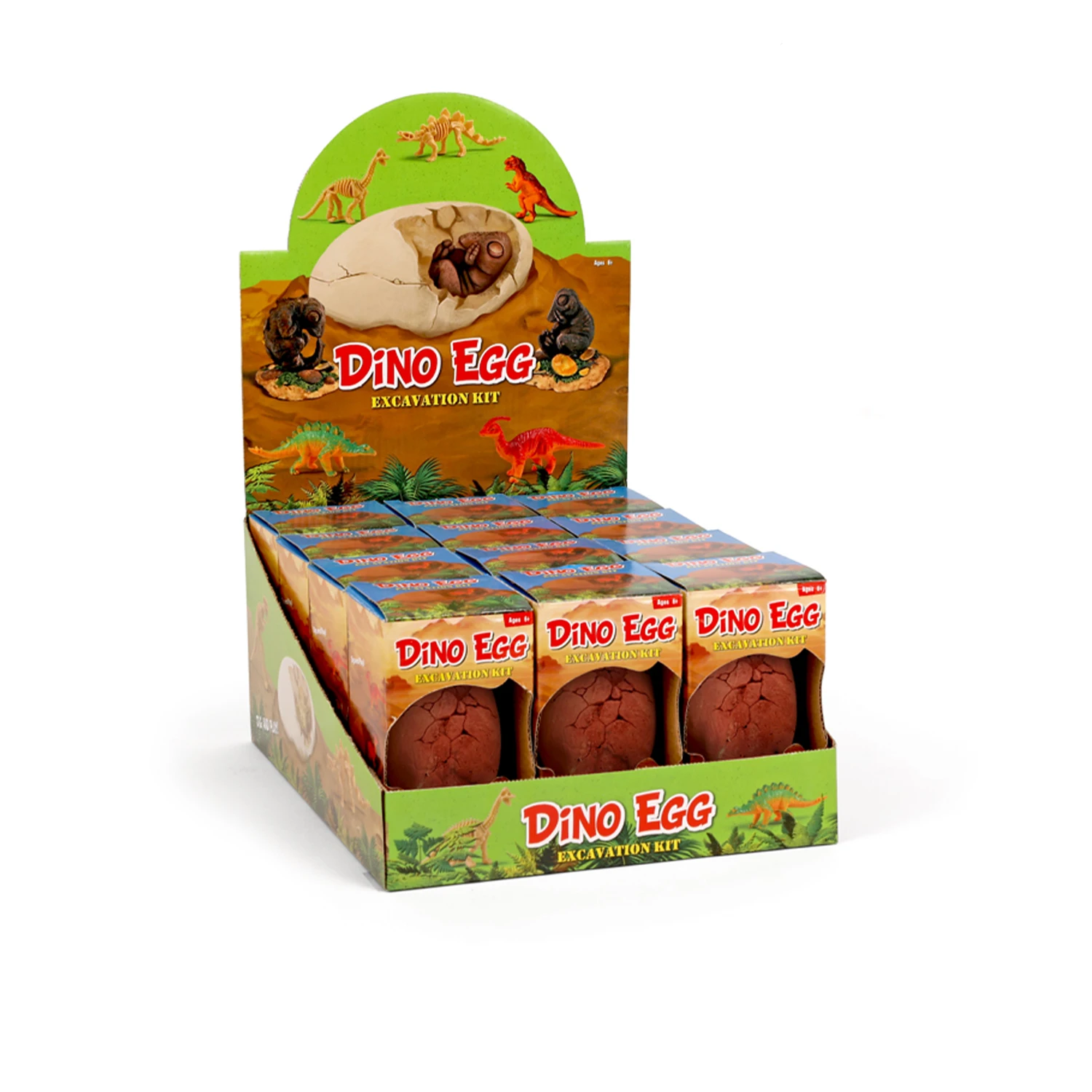 2021 Hot Sale Dinosaur Fossil Eggs Excavation Kit Archaeology Dig It Out Toys for Kids