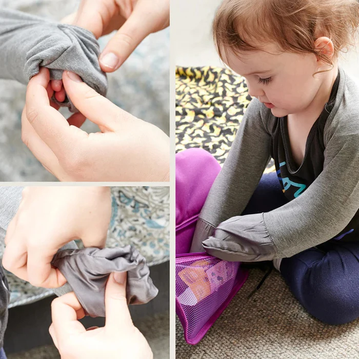 Customizable Baby Bamboo Bubby Eczema Anti-Scratch Mitten Sleeve Stay-On for Comfort & Relief