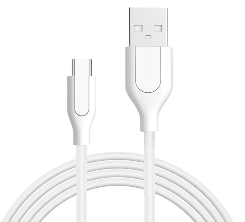 Оптовая продажа с фабрики, хит продаж, 1 м, 3 фута, 2.0A, ПВХ, микро USB кабель для передачи данных для типа C для iPhone