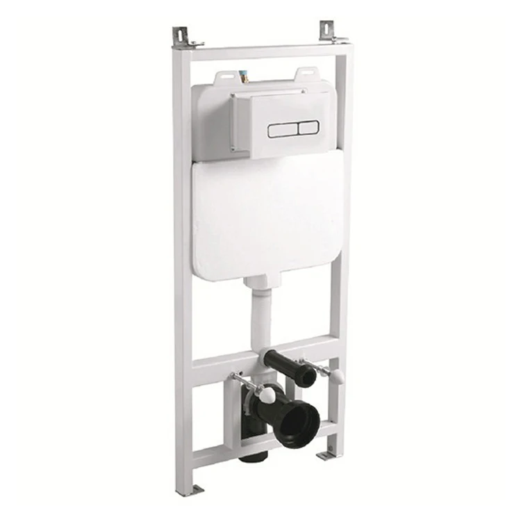 European CE wall hung toilet ewc  white wall mounted water closet tank concealed cistern