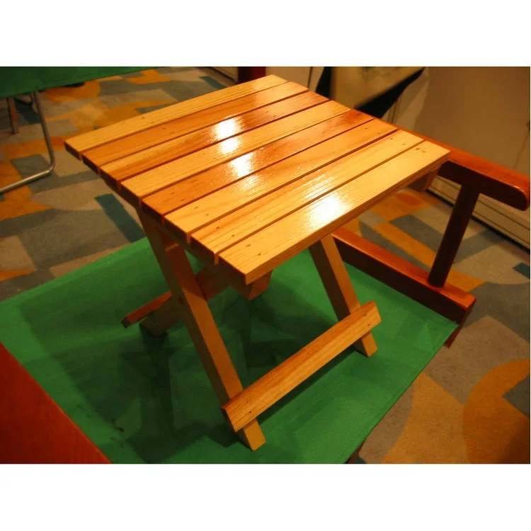 
Portable Bamboo Folding Roll Top Wood Tables For Outdoor Activities Picnic BBQ 