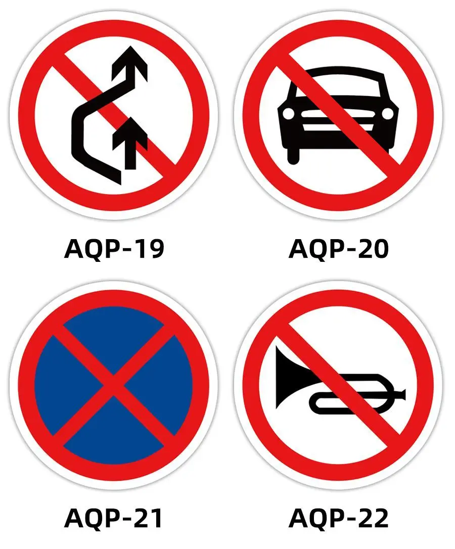 Top Quality Warning Sign Customized Reflective Stop Slow Traffic Safety Sign