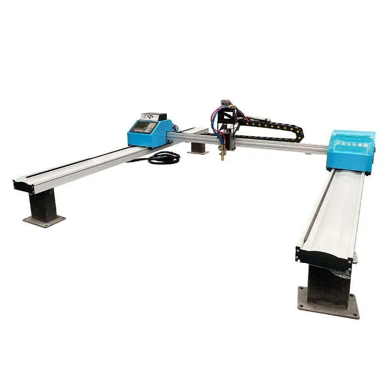 Hot  Sale Gantry CNC Plasma And Flame Double Guide Cutting Machine