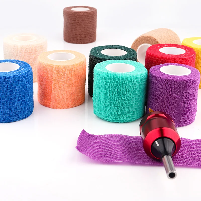 Wholesale Tattoo Grip Bandage Multi Colors Self-adhesive High Quality Tattoo Grip Tape