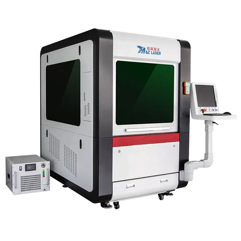 1500W 6060 Enclosed High Precision Fiber Laser Cutting Machine for Metal Materials with MAX/RAYCUS LASER SOURCE