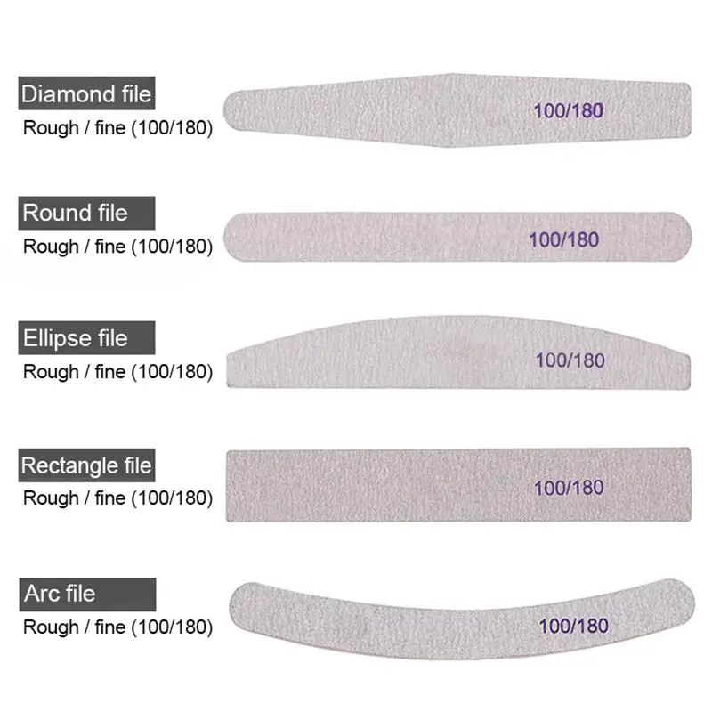 Новый дизайн 100/180 гель для ногтей лак lima de unha переводятся на ногти при помощи Унас профессиональная Нейл-арт Краска продукция маникюрные инструменты