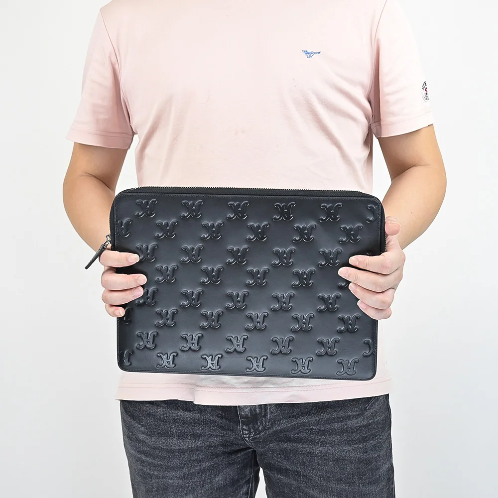 Fashion Design Real Leather Bag Customized Laptop Bag High Quality Laptop Organizer Bag for Men