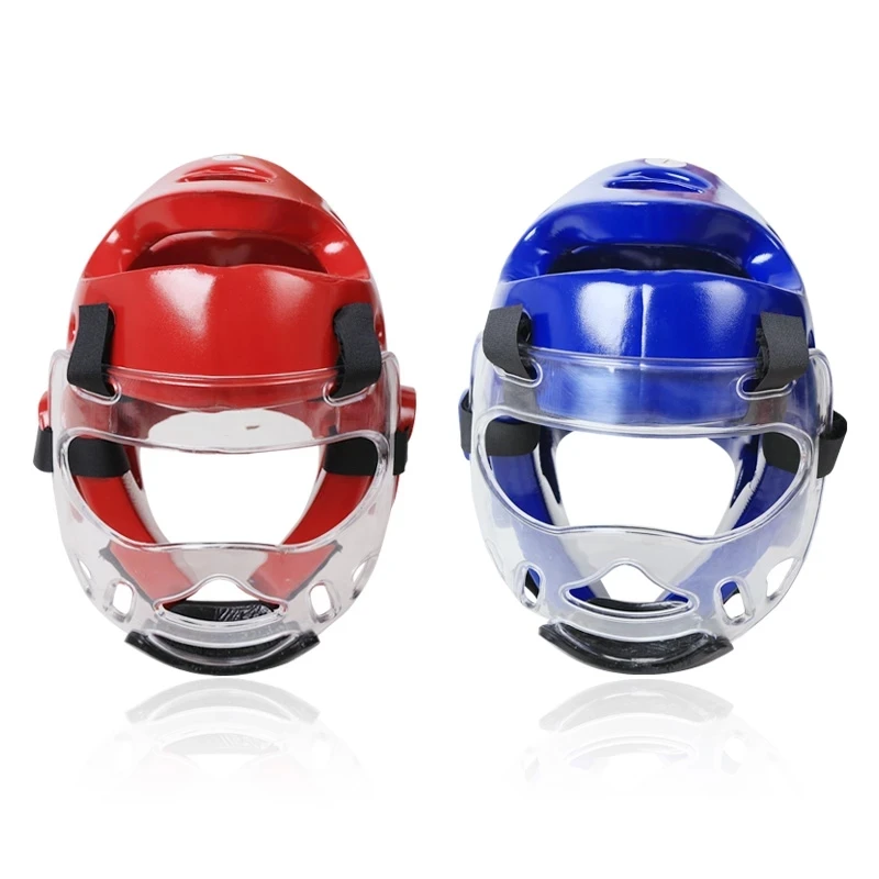 Taekwondo Helmet Adult Children Martial Arts Fight Face Mas.k Head Protect Gear Skating Equipment for Boxing MMA Karate Training