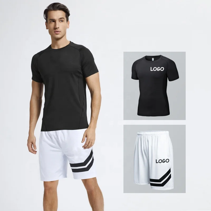 Dropshipping New Wholesale Training Gym Track Suits Custom Polyester Sportswear Black Mens Jogging Tracksuit