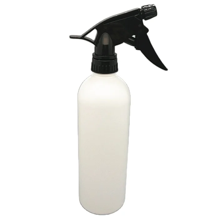 High Quality Refillable Logo Customized Frosted Boston Round Plastic Trigger Hair Mist Spray Bottle