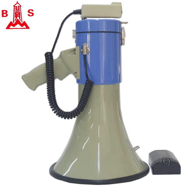 50 watt megaphone with safety siren power megaphone for addressing large crowds