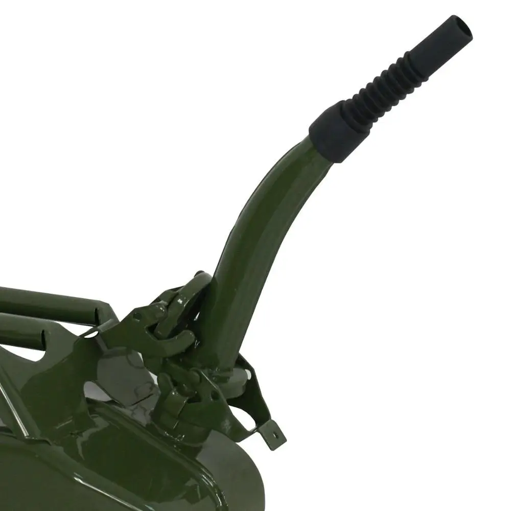 20L Gas Fuel Tank Jerry Can Automotive Steel Green Tank