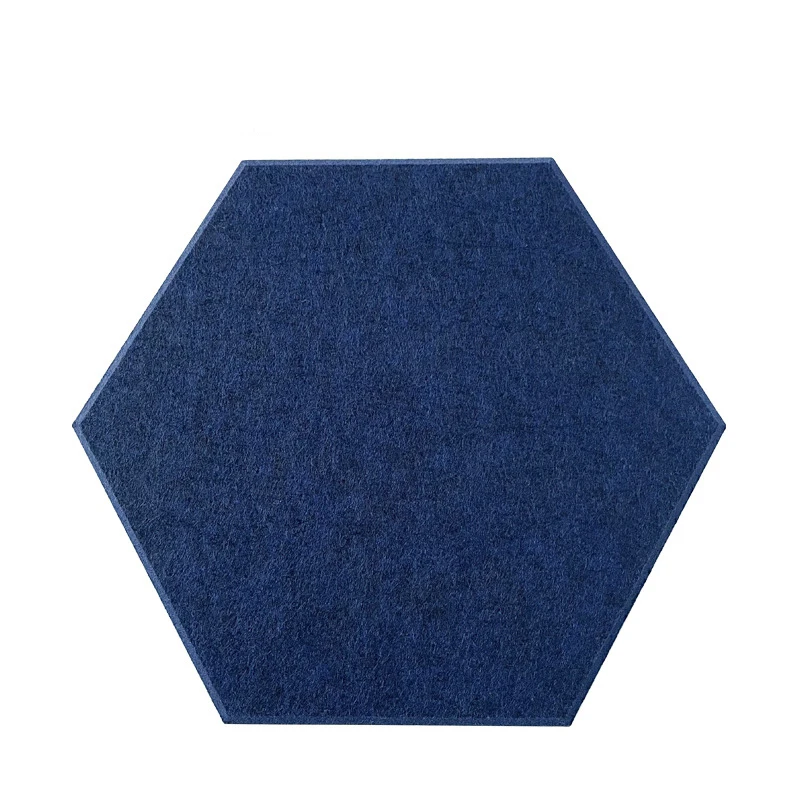 Hexagon Acoustic Panels Art Decor Sound Proof Padding Sound Dampening Panel Acoustic Foam Wall Tiles