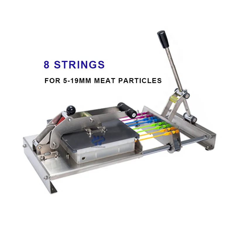 High efficiency manual kebab machine meat skewers machine portable small skewer meat stick machine