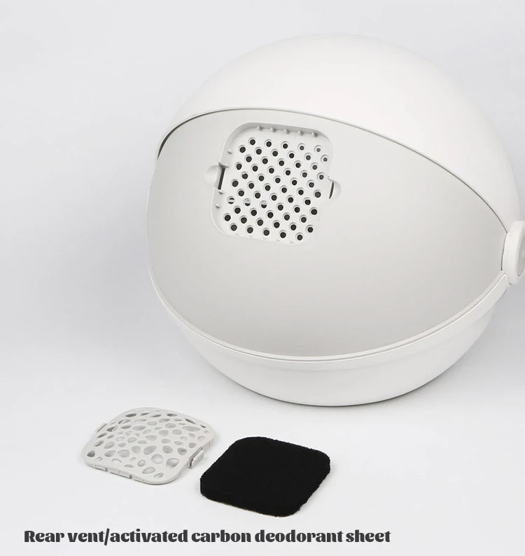 Fully Enclosed Plastic Washable Deodorant Bentonite Cat Toilet Good Privacy Cat Litter Basin Cat Litter Box