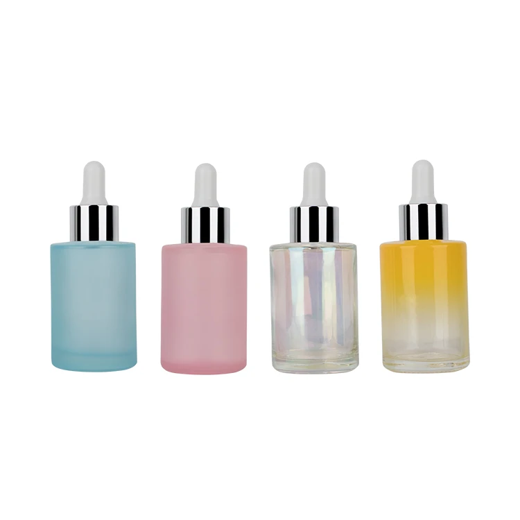 glass dropper bottle Luxury 30ml skincare packaging other cosmetic glass bottle with dropper festival new year Christmas gift