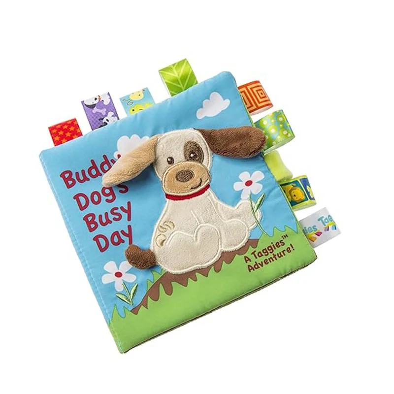 J290 Creative Soft Baby Plush doll Newborns Quiet Cloth Books Plush Doll Educational Baby Cloth Book Toy