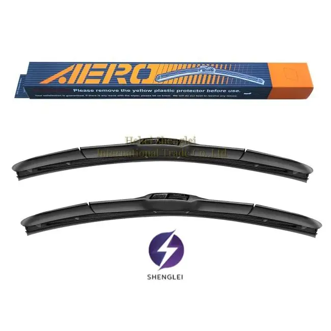 New Style Wholesale Car Blade Front Hybrid Wiper Blade for TOYOTA BUICK NISSAN MITSUBISHI Black Color Wiper Blades