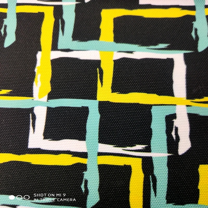 
Factory to map customized simple linesgrid geometry 3D Digital Printing Tea table cloth restaurant table cloth 