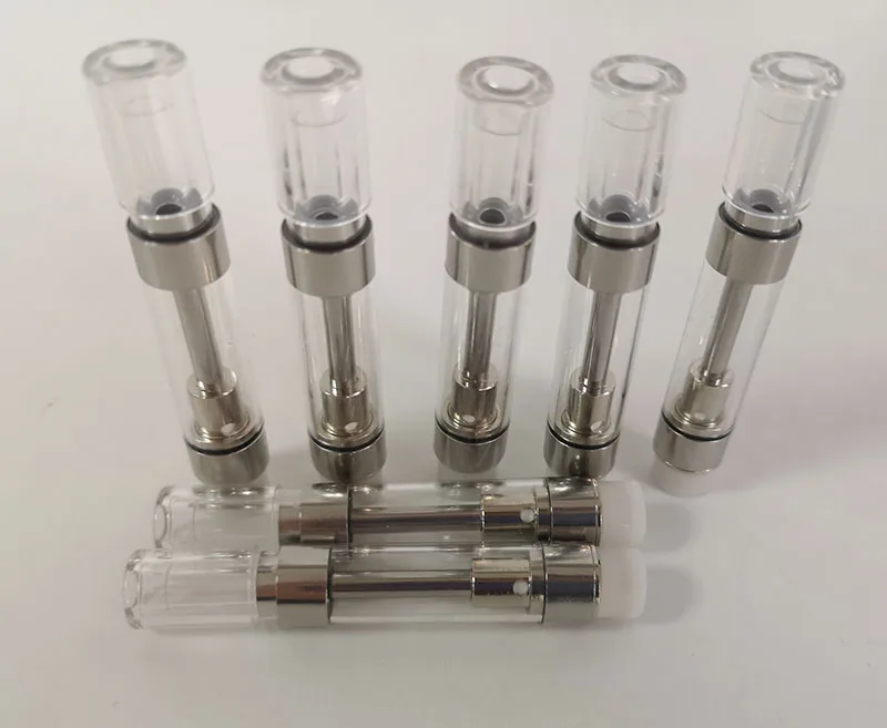 E Cig Vaporizer Tank Press In Tip M6T 510 Cartridges Empty Full Ceramic Thick Oil G5 Vape Cartridge